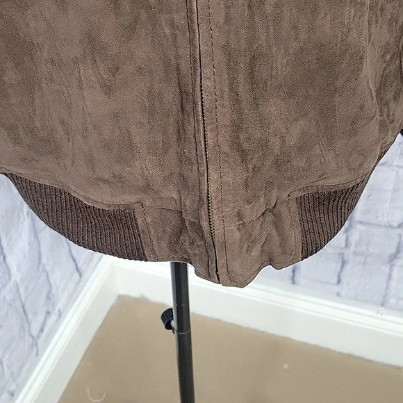 JOS. A. BANK Brown Leather Suede Men's Jacket XXL‎ - Picture 4 of 13